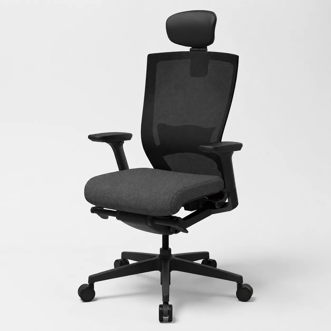 GHẾ CÔNG THÁI HỌC FURSYS T50 – KHUNG ĐEN