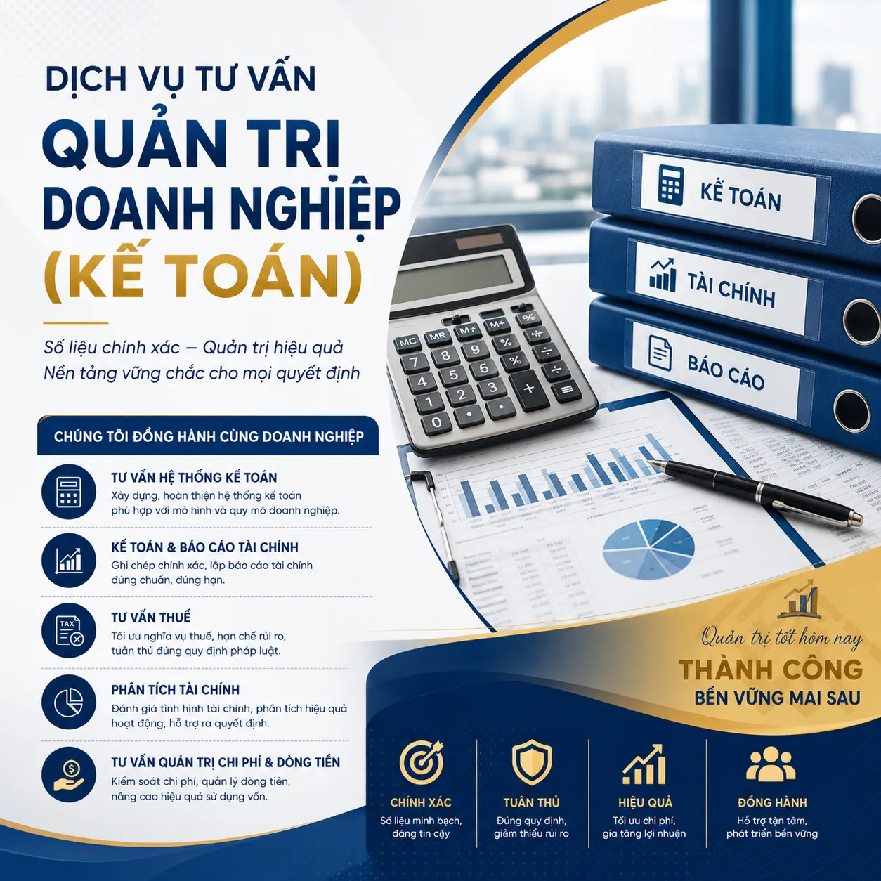Dịch vụ tư vấn quản trị doanh nghiệp (kế toán)