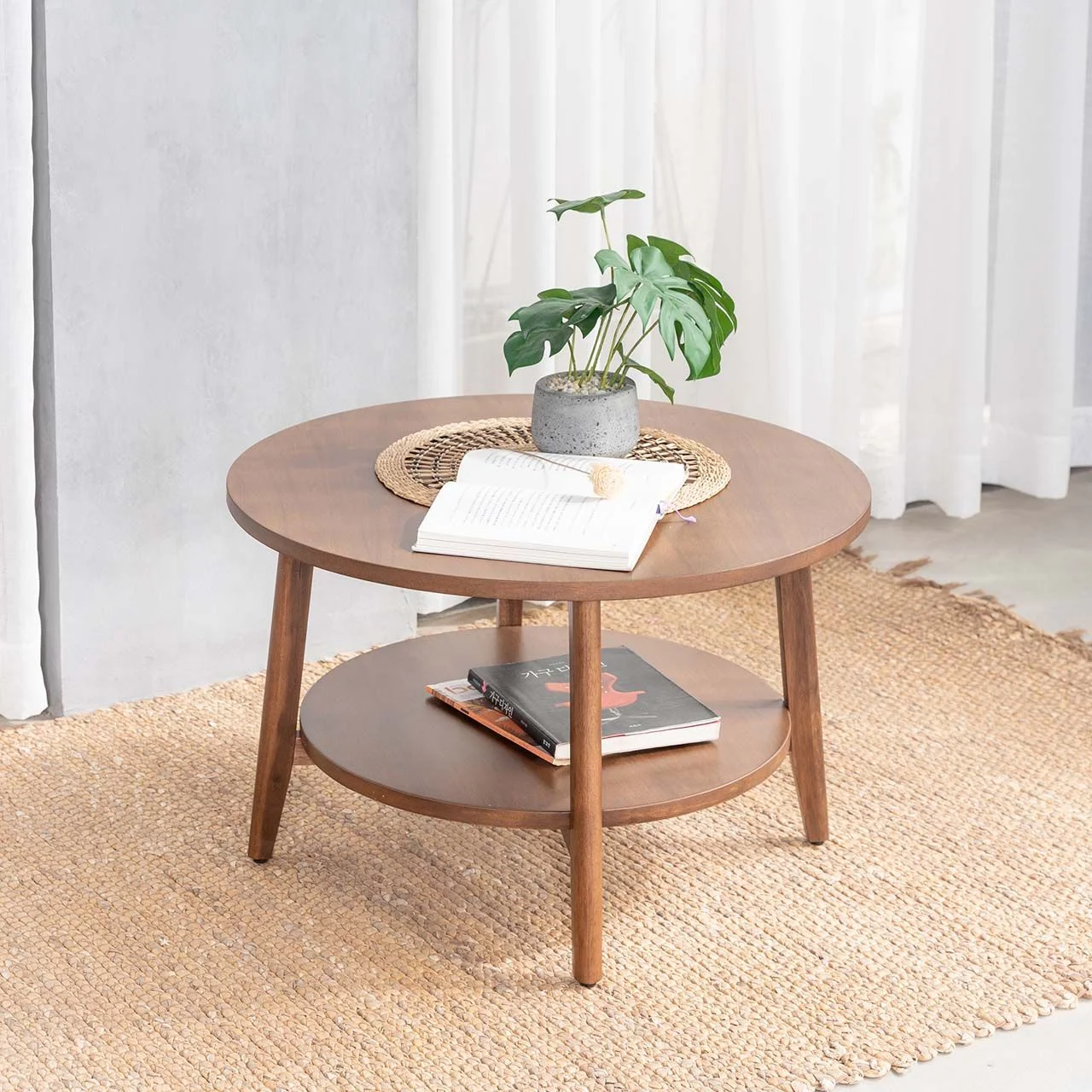 Bàn Sofa – Bàn Cafe – Bàn Trà Tròn Gỗ MOHO OSLO 901