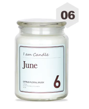 Nến thơm 12 tháng I AM CANDLE 600g - LUMIE CANDLE