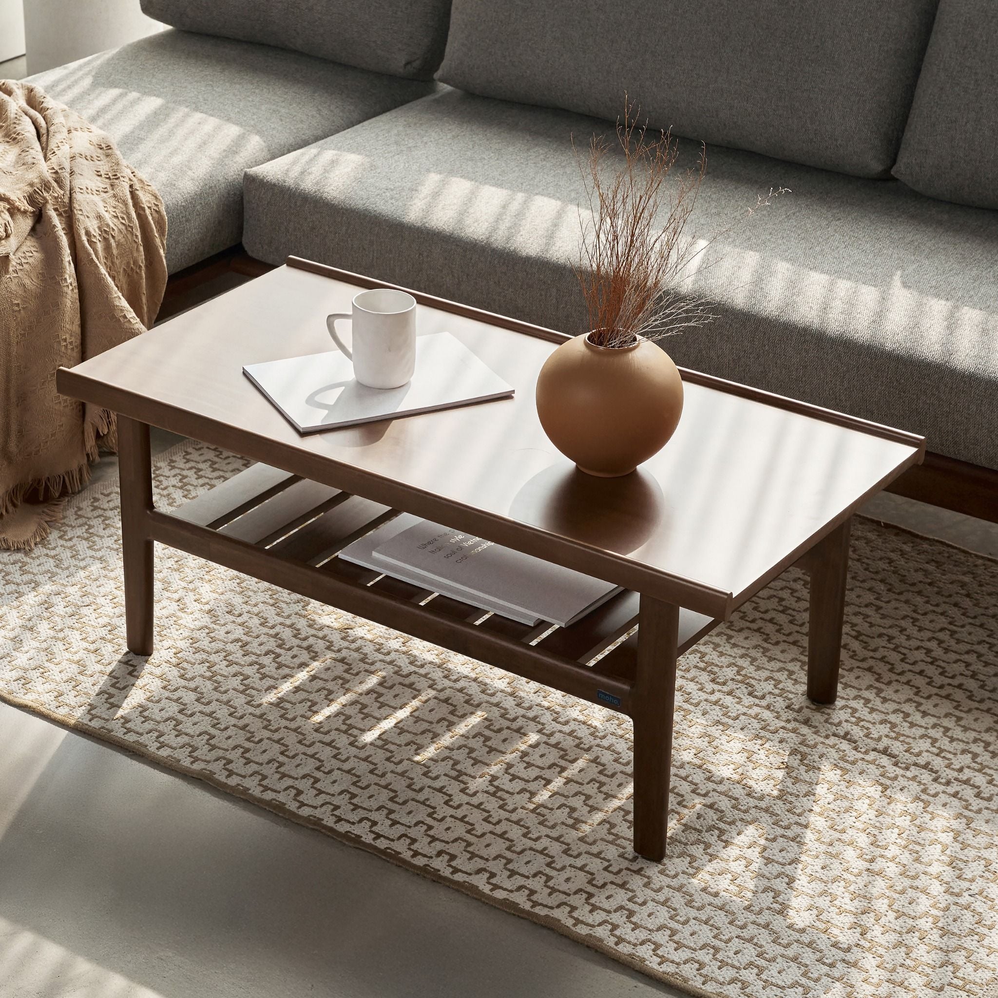 Bàn Sofa - Bàn Cafe - Bàn Trà Gỗ MOHO VLINE 501