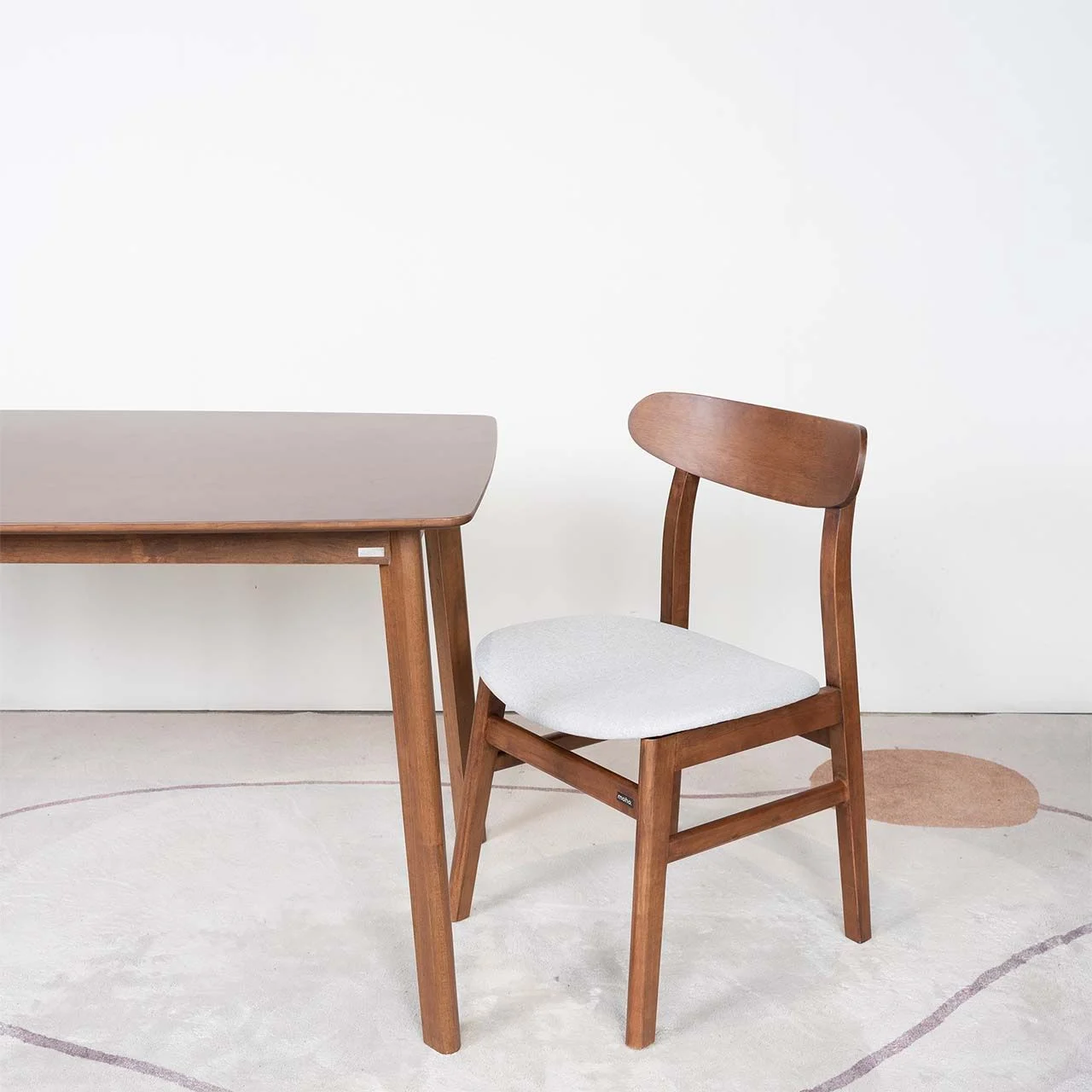 Ghế Ăn Gỗ Cao Su Tự Nhiên MOHO OSLO 601