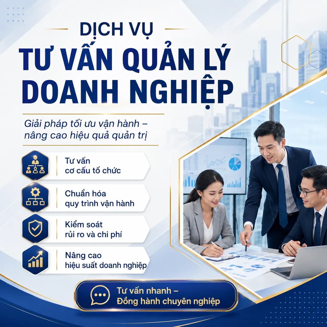 Dịch vụ tư vấn quản lý doanh nghiệp thường xuyên