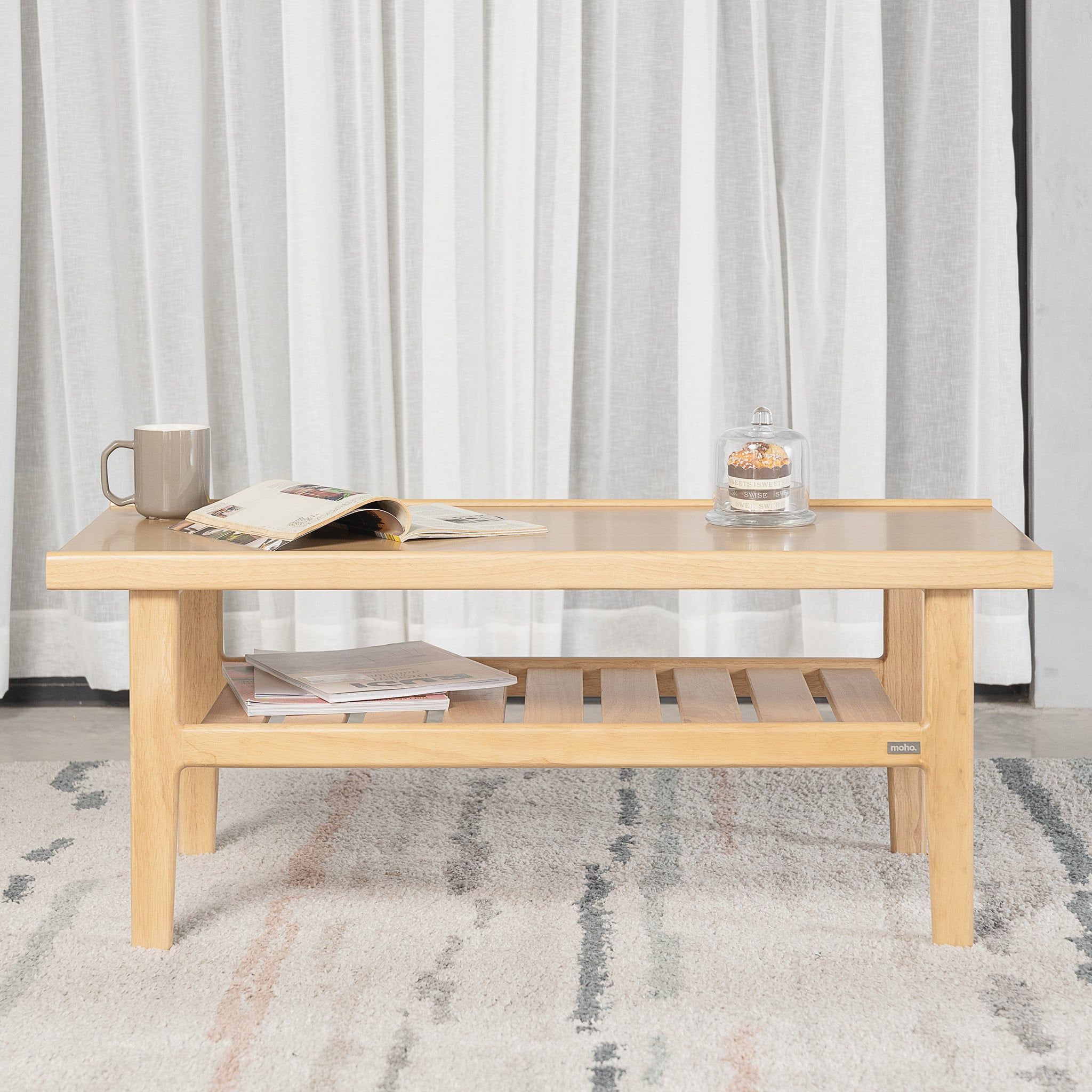 Bàn Sofa - Bàn Cafe - Bàn Trà Gỗ MOHO VLINE 501
