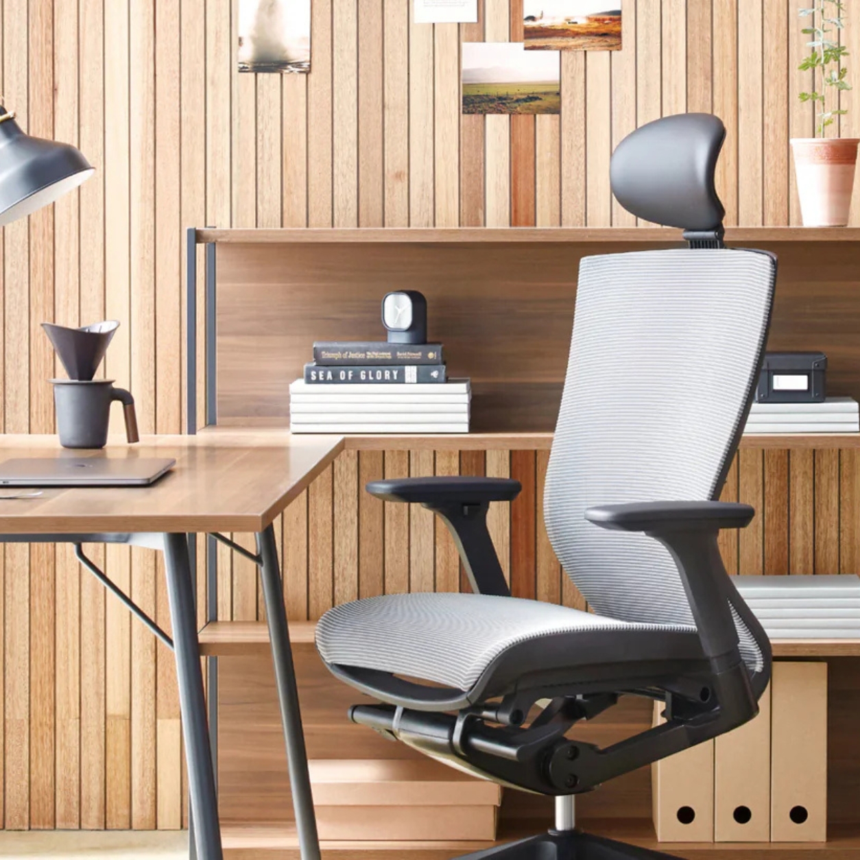 GHẾ CÔNG THÁI HỌC FURSYS T50 AIR – KHUNG TRẮNG