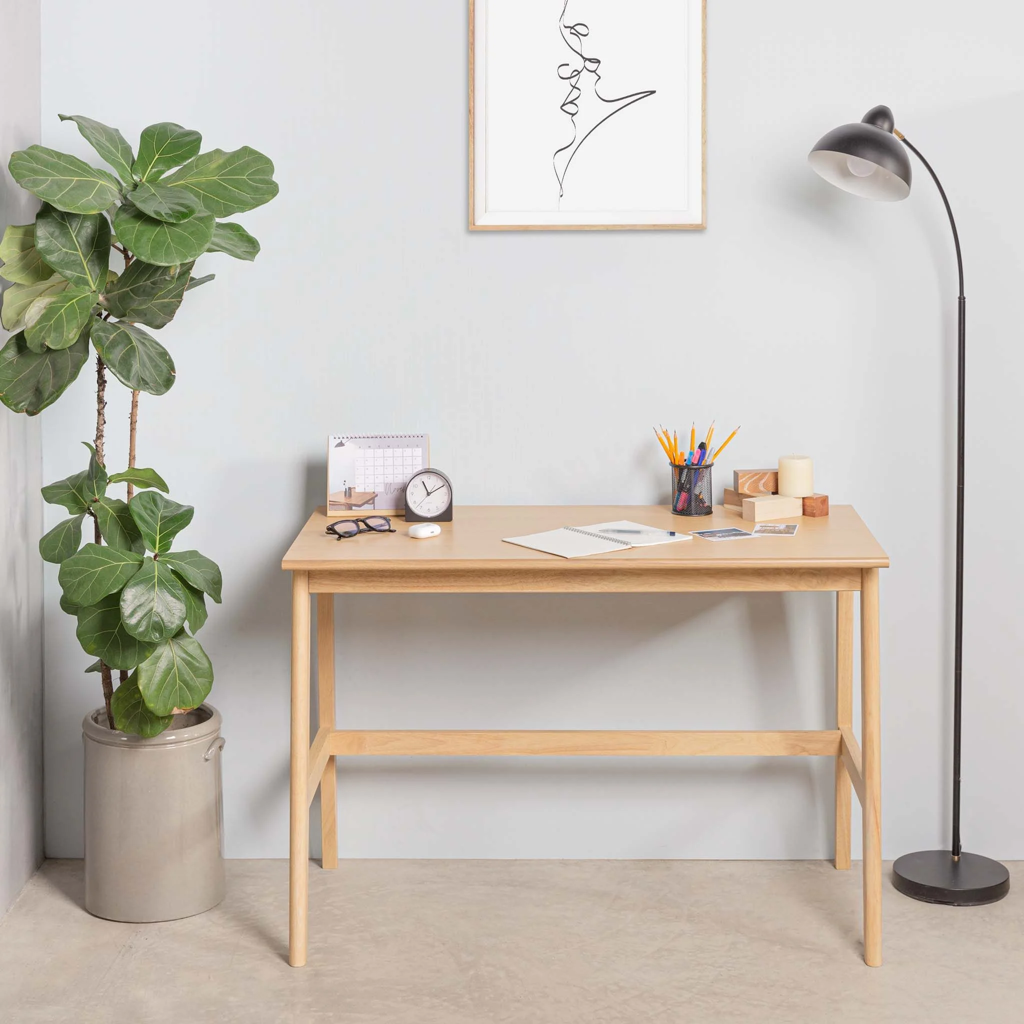 Bàn Làm Việc Gỗ MOHO VLINE 60