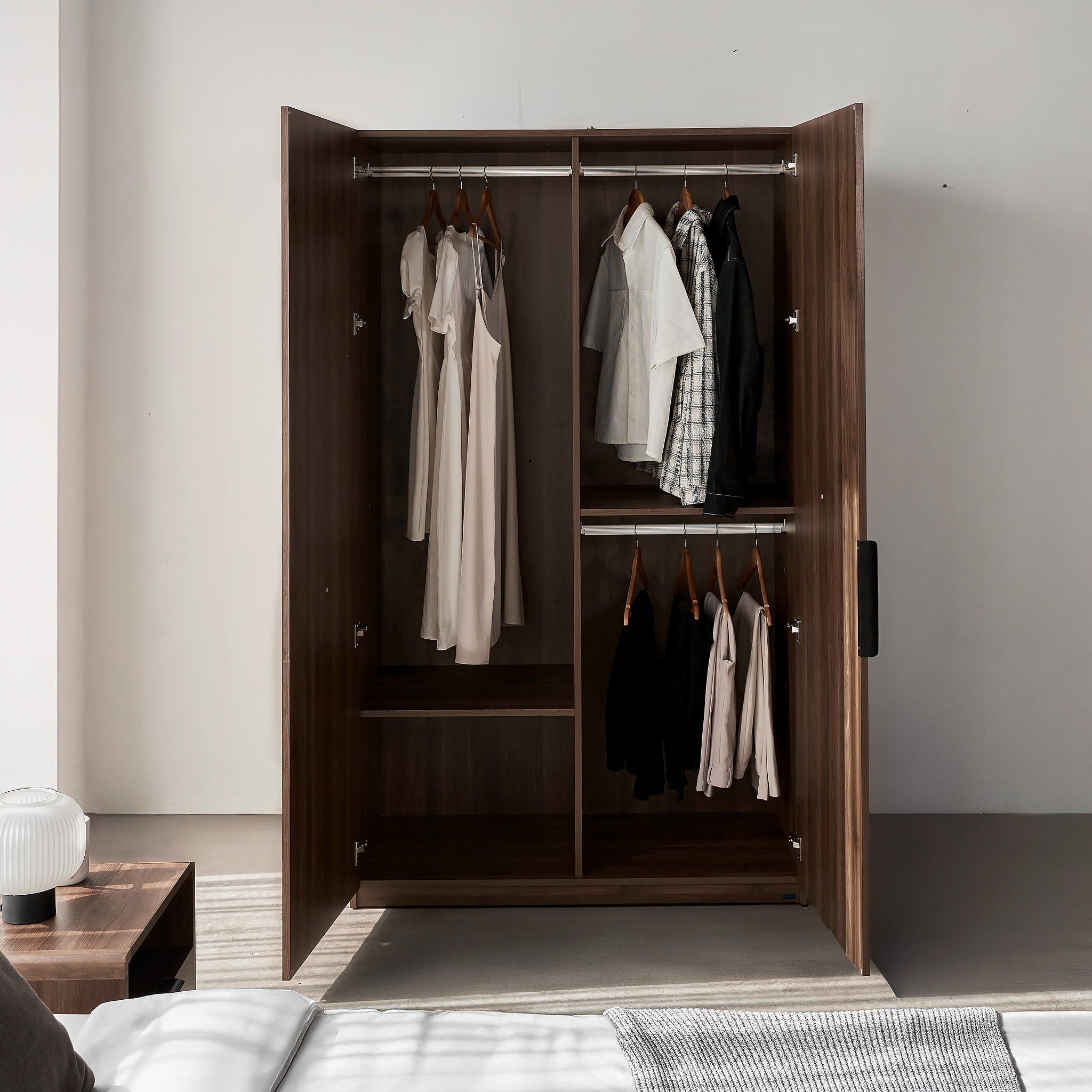 Tủ Quần Áo Gỗ MOHO DALUMD 2 Cánh (1m2)