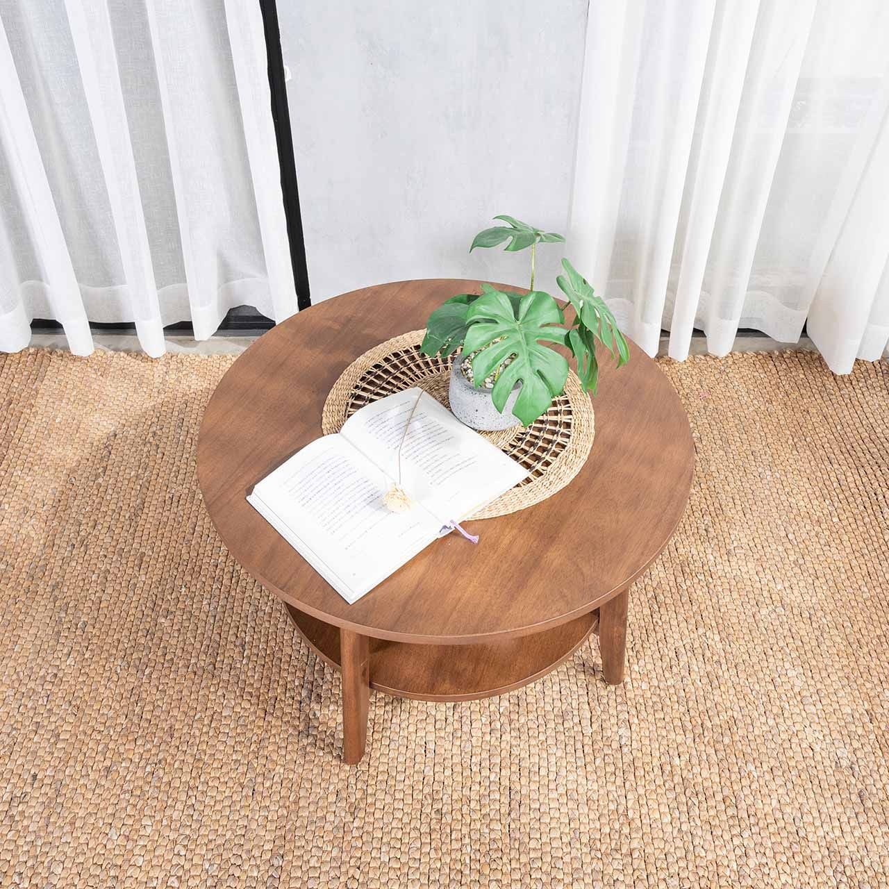 Bàn Sofa – Bàn Cafe – Bàn Trà Tròn Gỗ MOHO OSLO 901