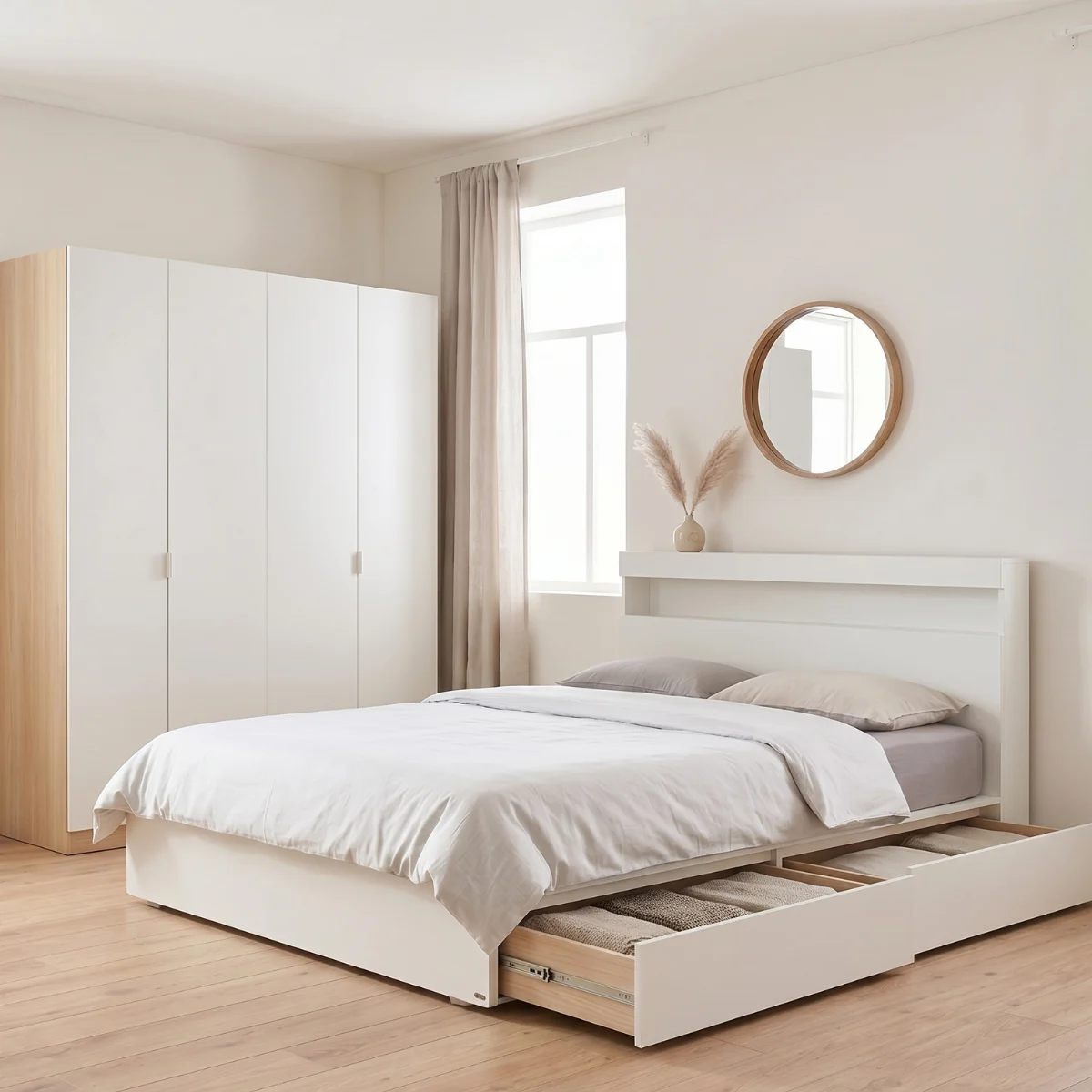 Giường Ngủ Có Hộc & Ổ Điện MOHO VIENNA